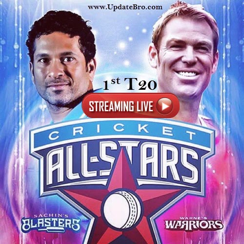 cricket all stars 2015 1st t20 live